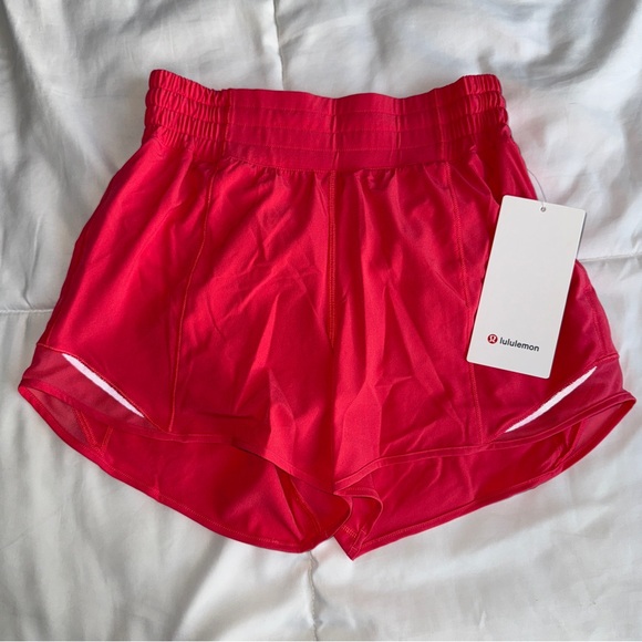 lululemon athletica Pants - Lululemon Hotty Hot HR Short 4” Glazed Pink